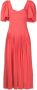 Isolda Geplooide jurk Roze - Thumbnail 1