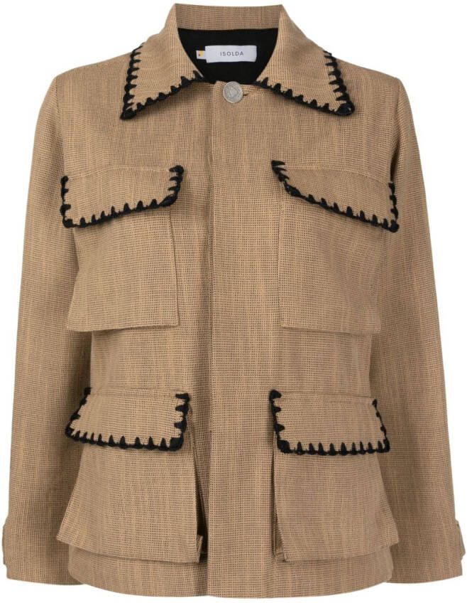 Isolda Jack van katoenmix Bruin