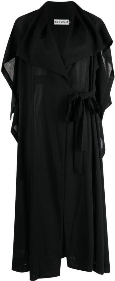 Issey Miyake Asymmetrische jurk Zwart