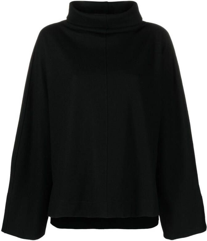 Issey Miyake Top met wijde mouwen Zwart