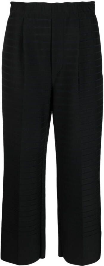 Issey Miyake Cropped broek Zwart