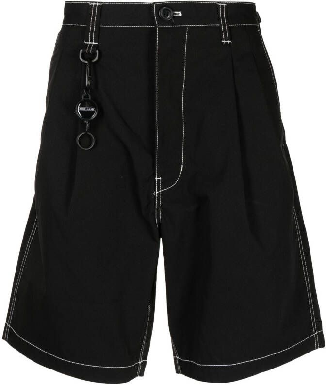 Izzue Shorts met elastische taille Zwart