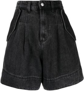Izzue High waist shorts Zwart