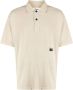 Izzue Poloshirt met logopatch Beige - Thumbnail 1