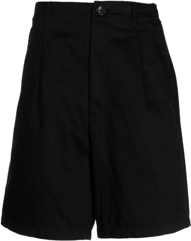 Izzue Shorts met geborduurd logo Zwart