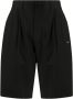 Izzue Shorts met logoplakkaat Zwart - Thumbnail 1