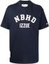 Izzue T-shirt met geborduurd logo Blauw - Thumbnail 1