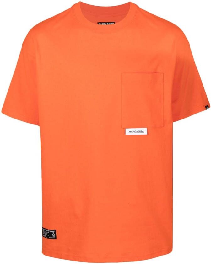 Izzue T-shirt met grafische print Oranje