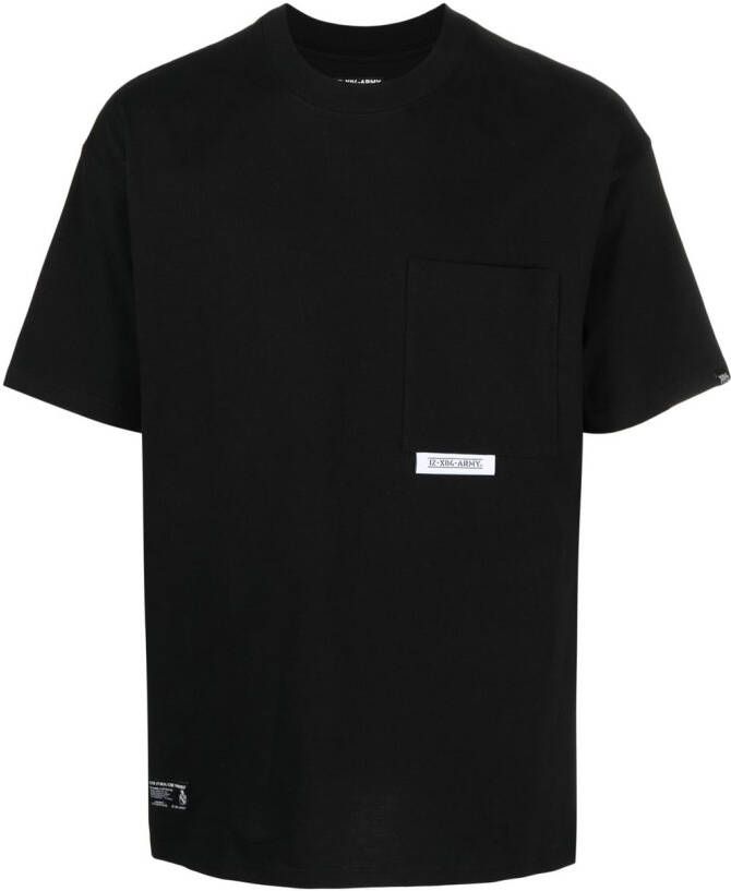 Izzue T-shirt met grafische print Zwart