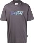 Izzue T-shirt met logopatch Grijs - Thumbnail 1