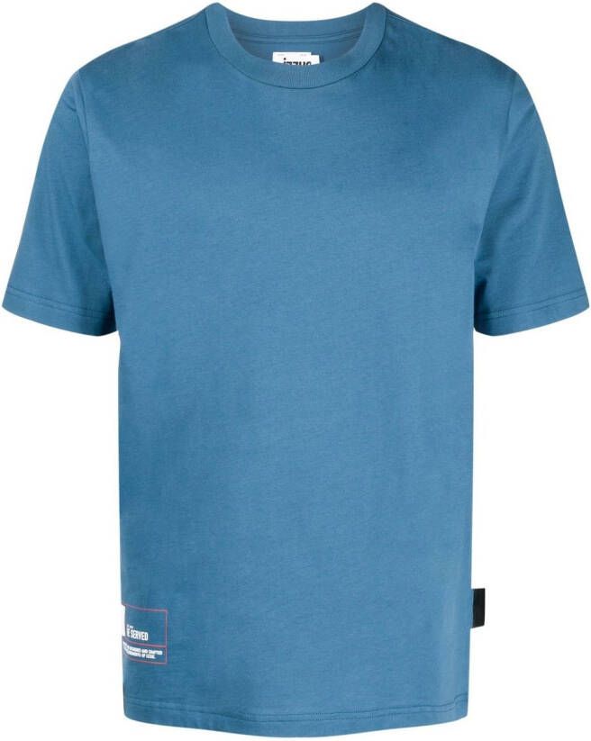 Izzue T-shirt met logoprint Blauw
