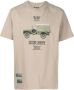 Izzue T-shirt met logoprint Bruin - Thumbnail 1