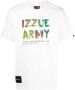 Izzue T-shirt met logoprint Wit - Thumbnail 1