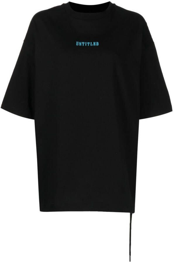 Izzue T-shirt met logoprint Zwart
