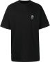 Izzue T-shirt met logoprint Zwart - Thumbnail 1