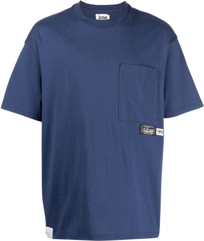 Izzue T-shirt met print Blauw