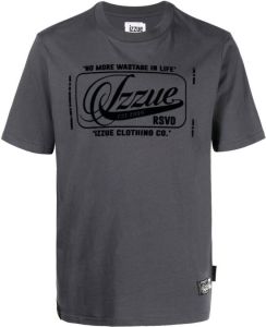 Izzue T-shirt met print Grijs