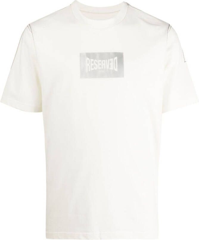 Izzue T-shirt met print Wit