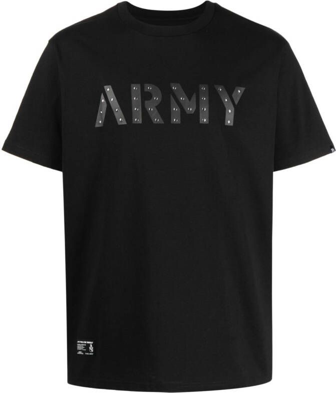 Izzue T-shirt met print Zwart