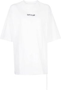 Izzue T-shirt met tekst Wit
