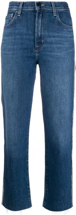 J Brand Jeans met stonewashed-effect Blauw