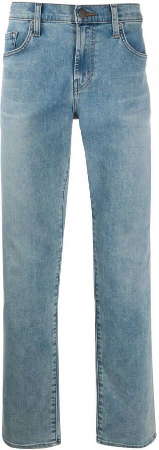 J Brand Slim-fit jeans Blauw