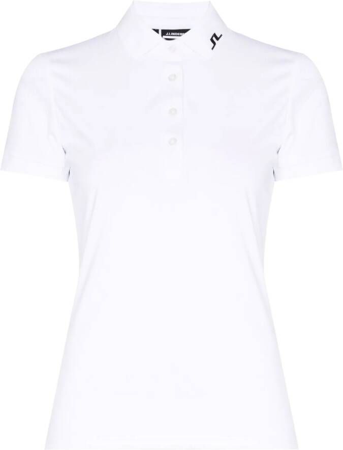 J.Lindeberg Poloshirt met print Wit