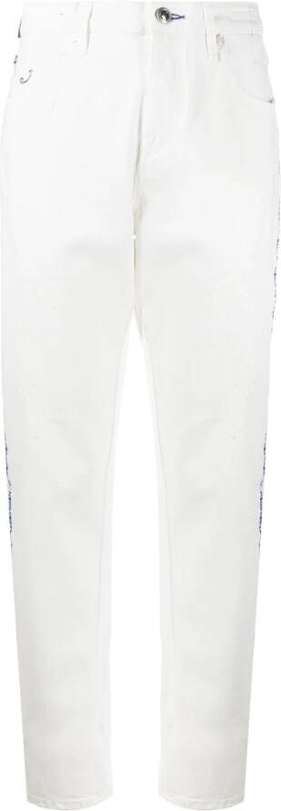 Jacob Cohën High waist jeans Wit