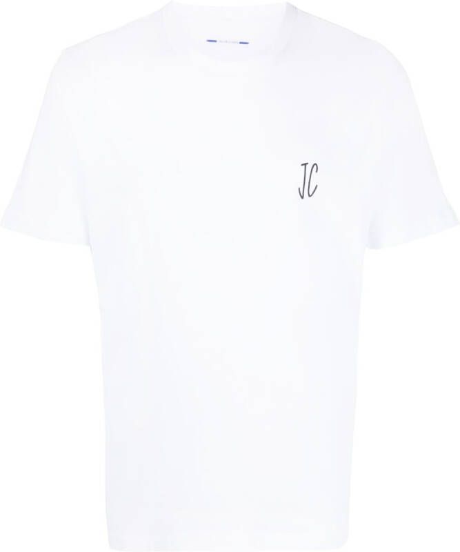 Jacob Cohën T-shirt met logoprint Wit