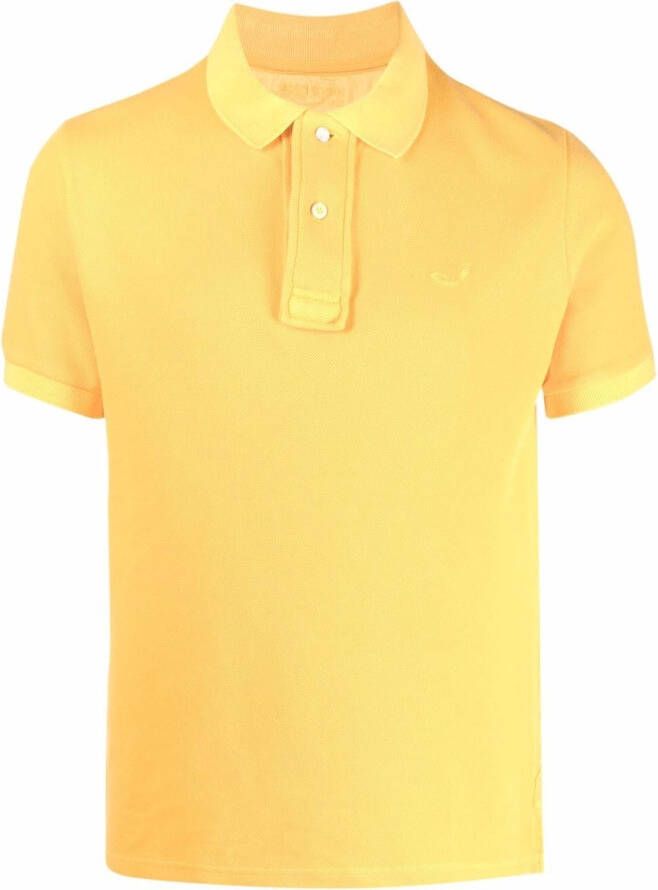 Jacob Cohën Katoenen poloshirt Geel