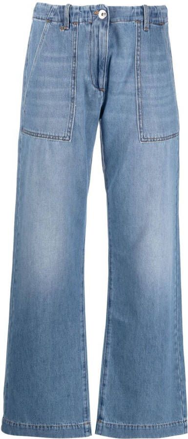 Jacob Cohën Low waist jeans Blauw