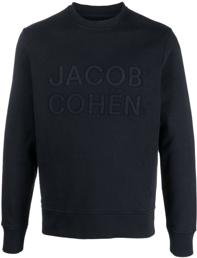 Jacob Cohën Sweater met ronde hals Zwart