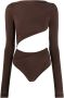 Jacquemus Asymmetrische body Bruin - Thumbnail 1