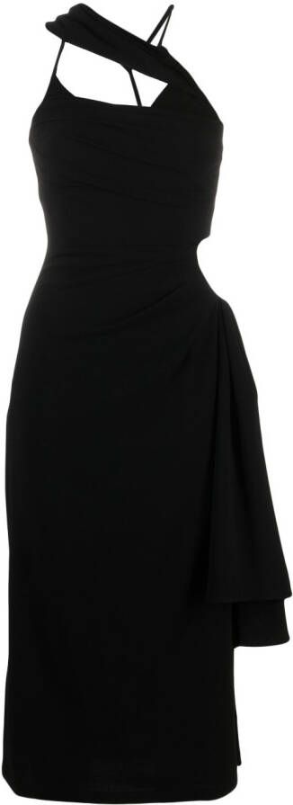Jacquemus Asymmetrische jurk Zwart