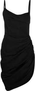Jacquemus Asymmetrische jurk Zwart