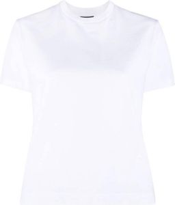 Jacquemus T-shirt met geborduurd logo Wit