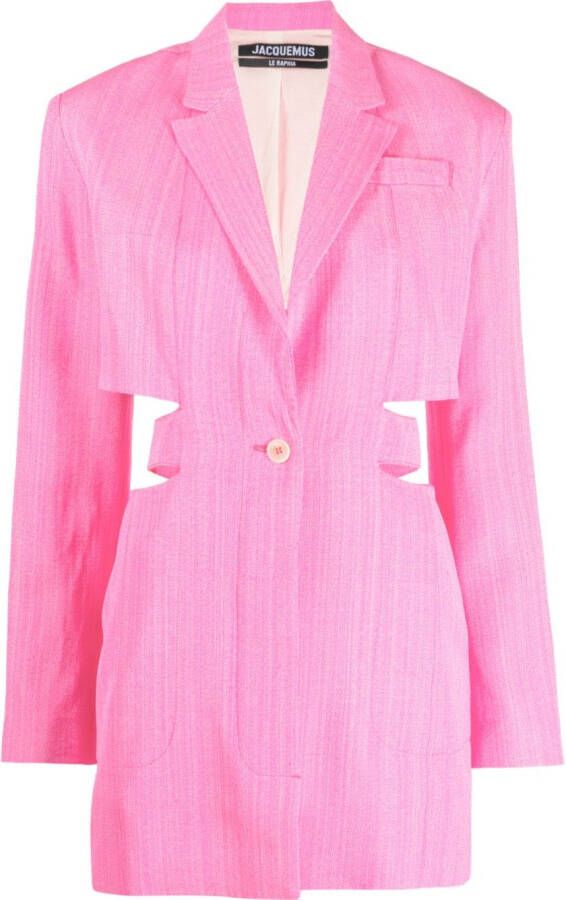 Jacquemus Blazer mini-jurk Roze