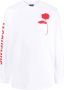 Jacquemus T-shirt met roosprint Wit - Thumbnail 1