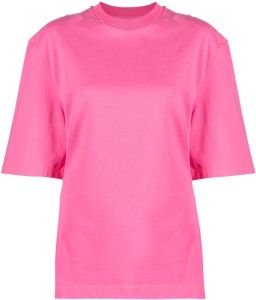 Jacquemus T-shirt met ronde hals Roze
