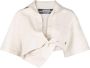 Jacquemus Cropped blouse Beige - Thumbnail 1