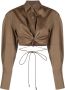 Jacquemus Cropped blouse Bruin - Thumbnail 1