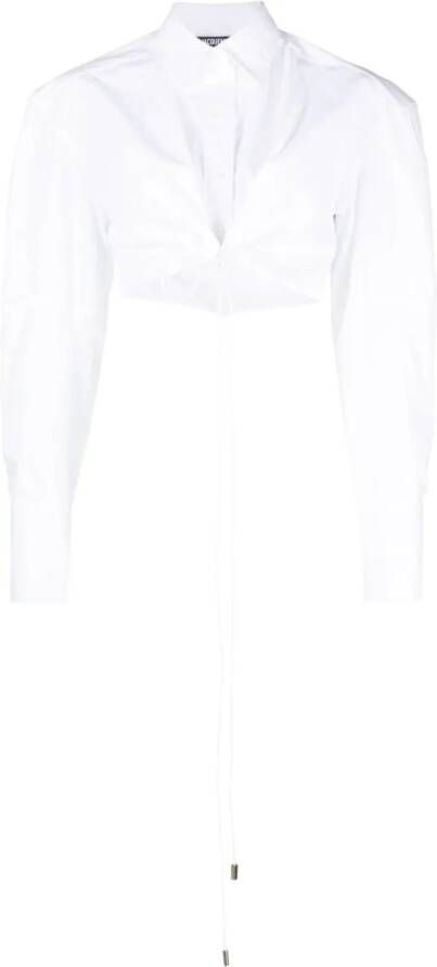Jacquemus Cropped blouse Wit