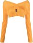 Jacquemus Cropped vest Oranje - Thumbnail 1