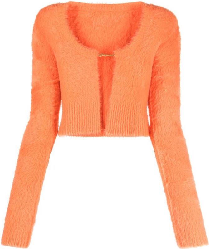 Jacquemus Cropped vest Oranje