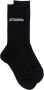 Jacquemus Les Chaussettes sokken met logo intarsia Zwart - Thumbnail 1