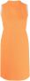 Jacquemus Gebreide mini-jurk Oranje - Thumbnail 1