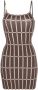 Jacquemus Getailleerde jurk Bruin - Thumbnail 1