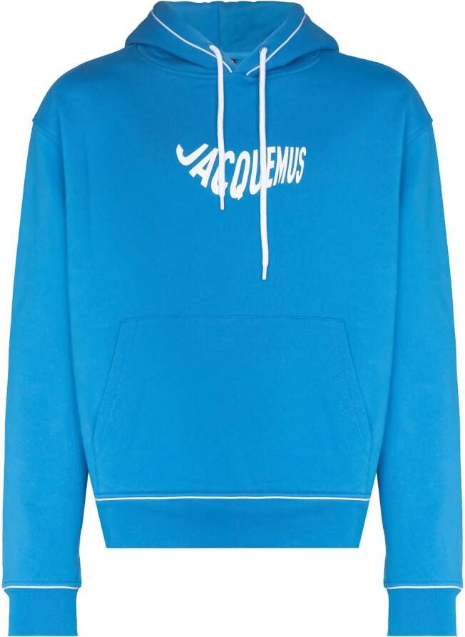 Jacquemus Le Sweatshirt Vague hoodie Blauw