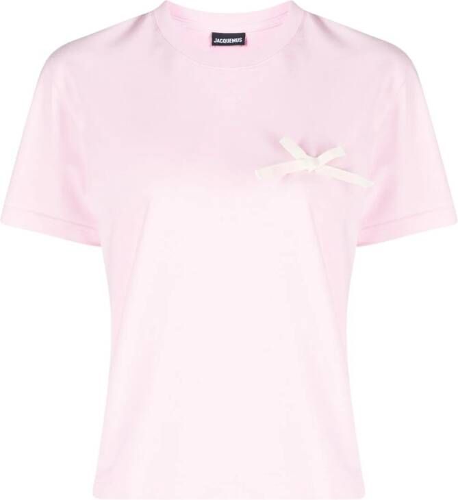 Jacquemus Katoenen T-shirt Roze