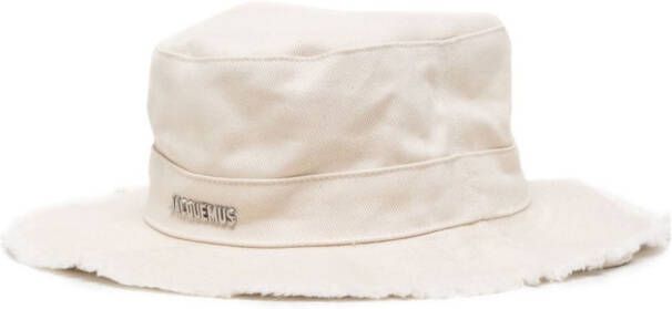 Jacquemus Katoenen vissershoed Beige